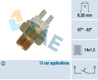 Temperature Switch, radiator fan