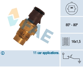 Temperature Switch, radiator fan