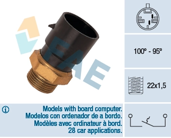 Temperature Switch, radiator fan