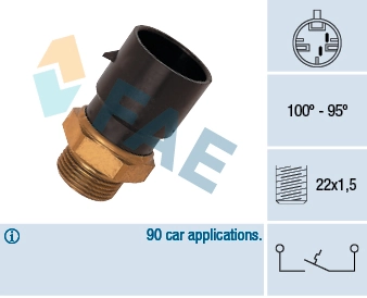 Temperature Switch, radiator fan
