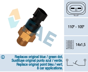 Temperature Switch, radiator fan