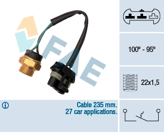 Temperature Switch, radiator fan