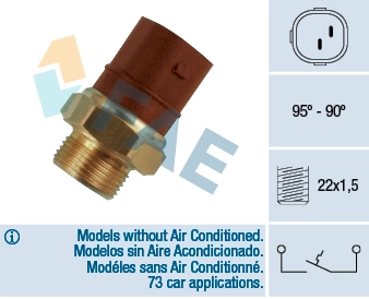 Temperature Switch, radiator fan