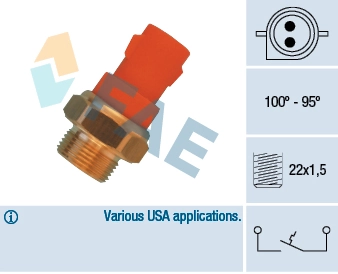 Temperature Switch, radiator fan