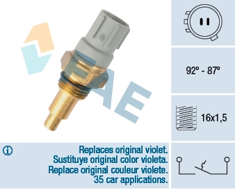 Temperature Switch, radiator fan
