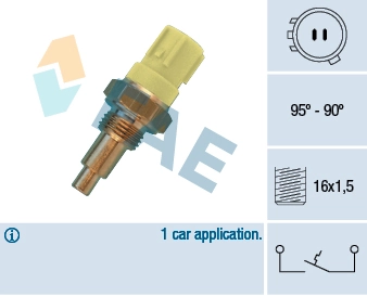 Temperature Switch, radiator fan