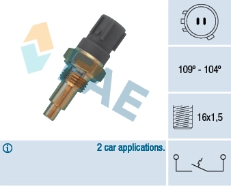 Temperature Switch, radiator fan