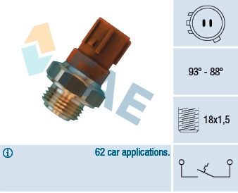 Temperature Switch, radiator fan