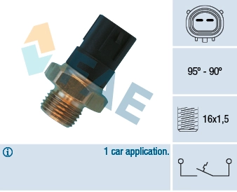 Temperature Switch, radiator fan
