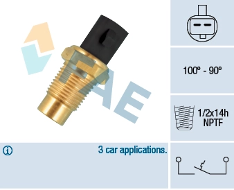 Temperature Switch, radiator fan