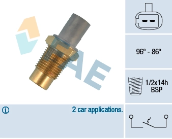 Temperature Switch, radiator fan