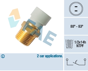 Temperature Switch, radiator fan