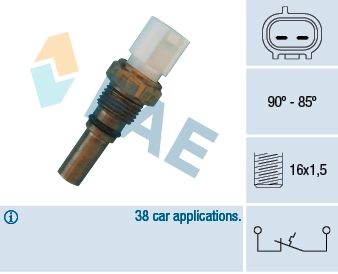 Temperature Switch, radiator fan