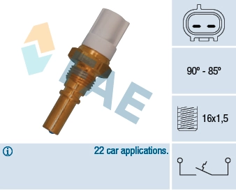 Temperature Switch, radiator fan