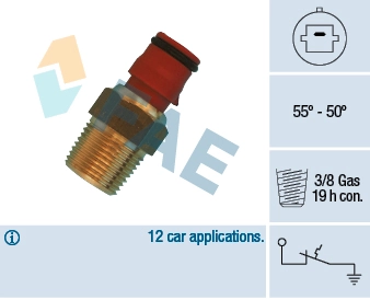 Temperature Switch, radiator fan