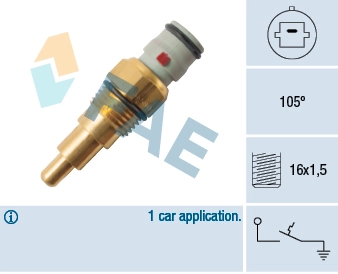 Temperature Switch, radiator fan