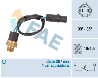 Temperature Switch, radiator fan