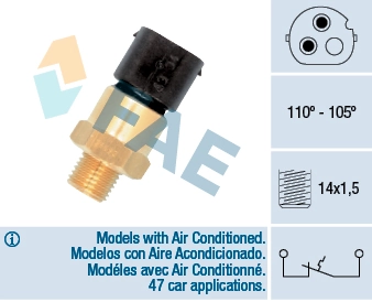 Temperature Switch, radiator fan
