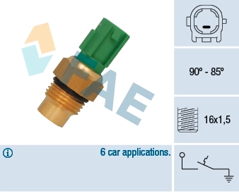 Temperature Switch, radiator fan