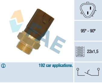 Temperature Switch, radiator fan