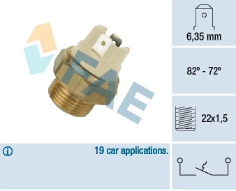 Temperature Switch, radiator fan