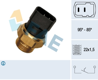 Temperature Switch, radiator fan