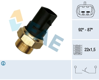 Temperature Switch, radiator fan