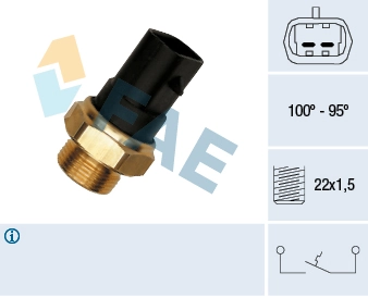 Temperature Switch, radiator fan