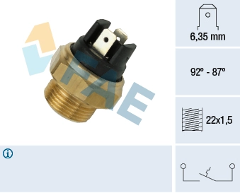 Temperature Switch, radiator fan