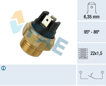 Temperature Switch, radiator fan