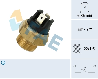 Temperature Switch, radiator fan
