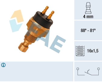 Temperature Switch, radiator fan