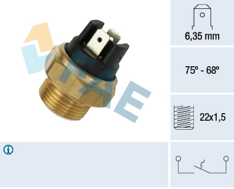 Temperature Switch, radiator fan