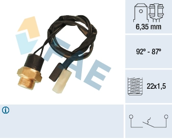 Temperature Switch, radiator fan