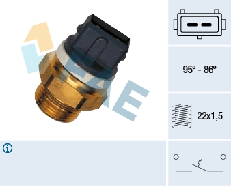 Temperature Switch, radiator fan