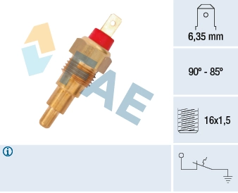 Temperature Switch, radiator fan