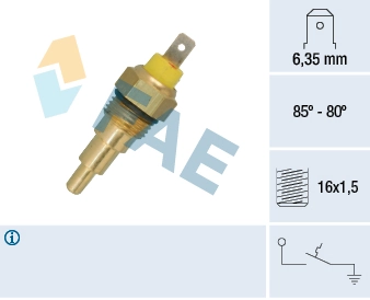 Temperature Switch, radiator fan