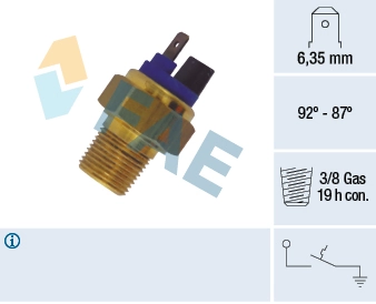 Temperature Switch, radiator fan