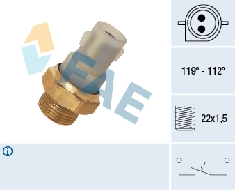Temperature Switch, radiator fan