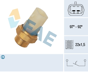 Temperature Switch, radiator fan
