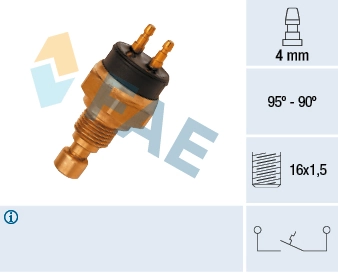 Temperature Switch, radiator fan