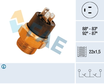 Temperature Switch, radiator fan