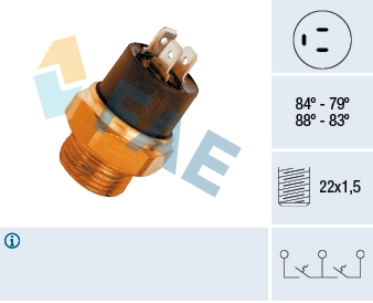 Temperature Switch, radiator fan
