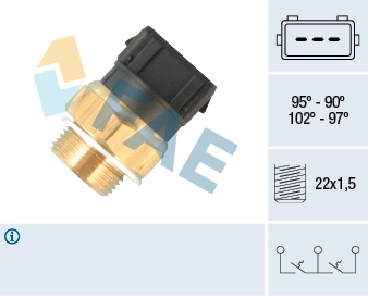 Temperature Switch, radiator fan