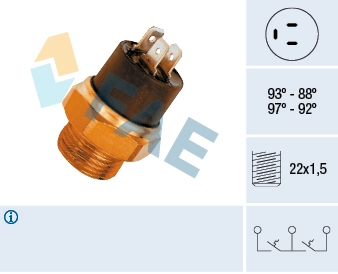Temperature Switch, radiator fan
