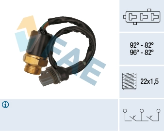 Temperature Switch, radiator fan