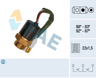Temperature Switch, radiator fan