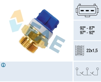 Temperature Switch, radiator fan