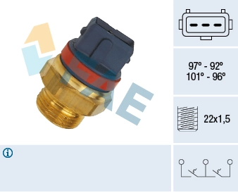 Temperature Switch, radiator fan