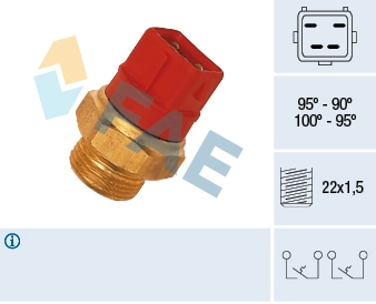 Temperature Switch, radiator fan